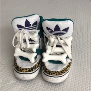 Worn size 12 Jeremy Scott x Adidas Bones